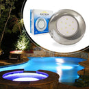 Luminária Piscina Led Smd Ø125mm Cromada 9w Luz 6500k 50059 St1059-Iluctron-Starlumen