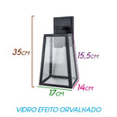 Luminária Retro Arandela Bristol 4 faces p/ E27 AM400P ST1887-Starlumen-