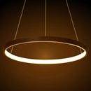 Lustre Pendente Anel LED 20W 1 Arco 40cm QPD1300-CO St459- Cobre-Quality-Starlumen