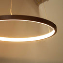 Lustre Pendente Anel LED 20W 1 Arco 40cm QPD1300-CO St459- Cobre-Quality-Starlumen