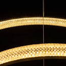 Lustre Pendente Bella Oca 2 Aneis 80 e 60cm 74W GD003NK ST1878-Bella Iluminação-Starlumen