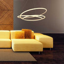 Lustre Pendente Espiral Anéis de LED 88W para Pé Direito Duplo 34324 St1476 - Branco-Opus-Starlumen