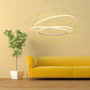 Lustre Pendente Espiral Anéis de LED 88W para Pé Direito Duplo 34324 St1476 - Branco-Opus-Starlumen