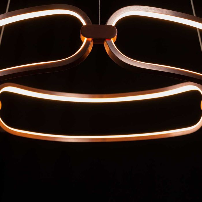 Lustre Pendente Lumina LED 37W Ø45cm BB006E Bella ST2237