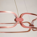 Lustre Pendente Lumina Rose Gold Anel LED 50W Ø60cm BB007E Bella Iluminação ST1388-Bella Iluminação-Starlumen