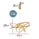 Lustre Pendente Ninho LED 24W 3000k WD017M Bella ST1393-Bella Iluminação-Starlumen