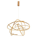 Lustre Pendente Ninho Ø62cm Led 36w 3000K Bella Iluminação Wd017l St1392-Bella Iluminação-Starlumen