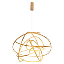 Lustre Pendente Ninho Ø62cm Led 36w 3000K Bella Iluminação Wd017l St1392-Bella Iluminação-Starlumen