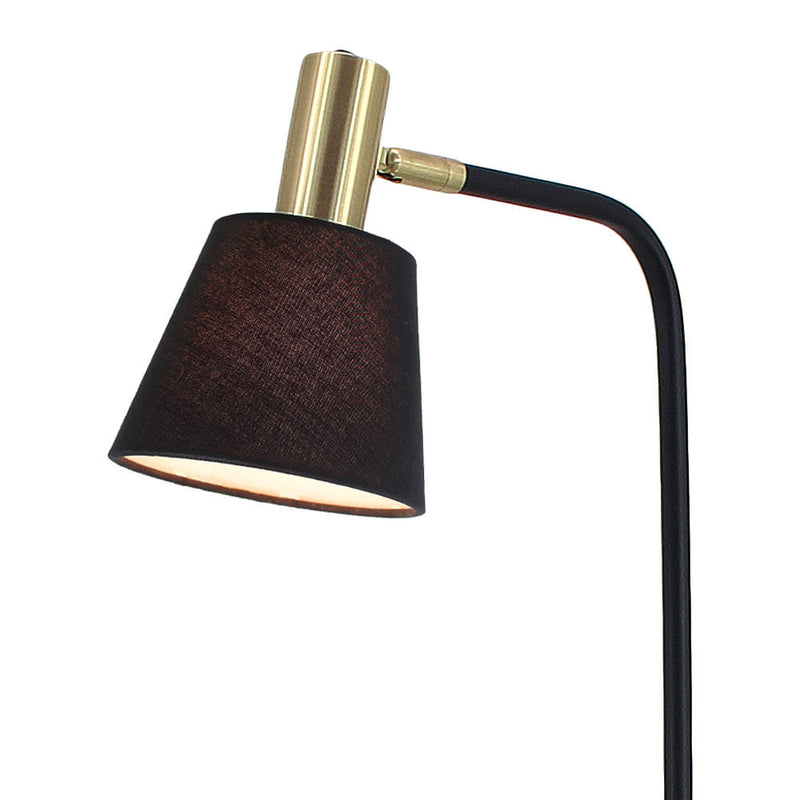 Coluna Pipe Dourado e Preto (d)12cm (a)139cm  1xe14 40w - ME003 - Bella Iluminação