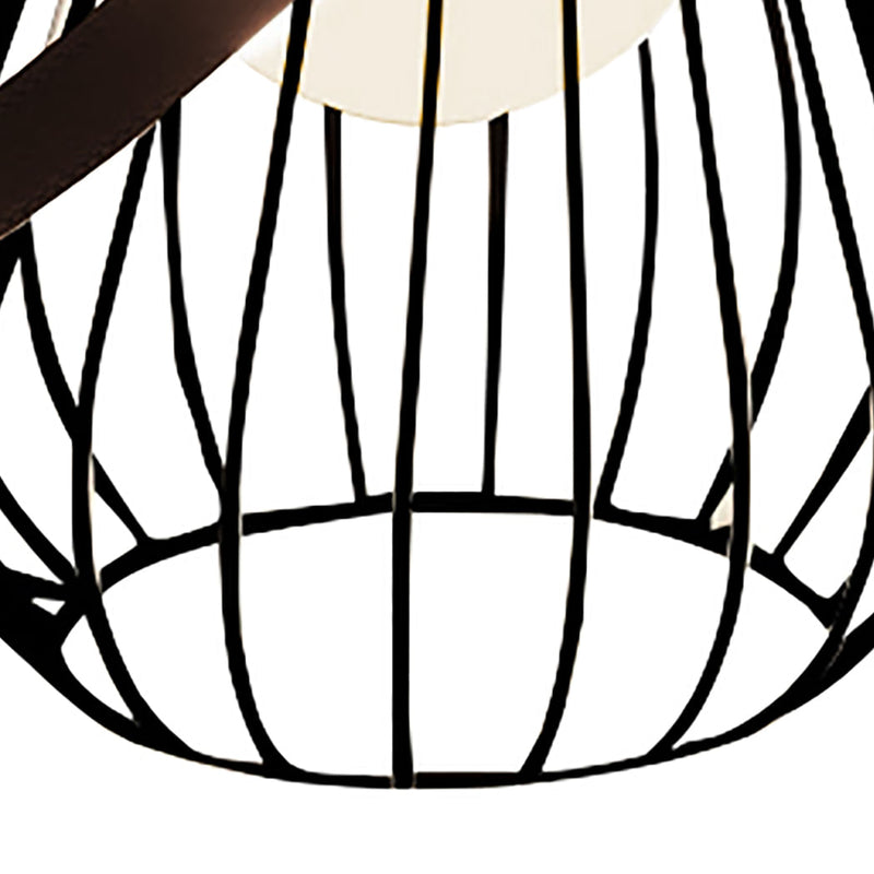 Abajur Lamp Dourado e Preto e Branco (d)18cm (a)22cm  1xg9 40w - ML001B - Bella Iluminação