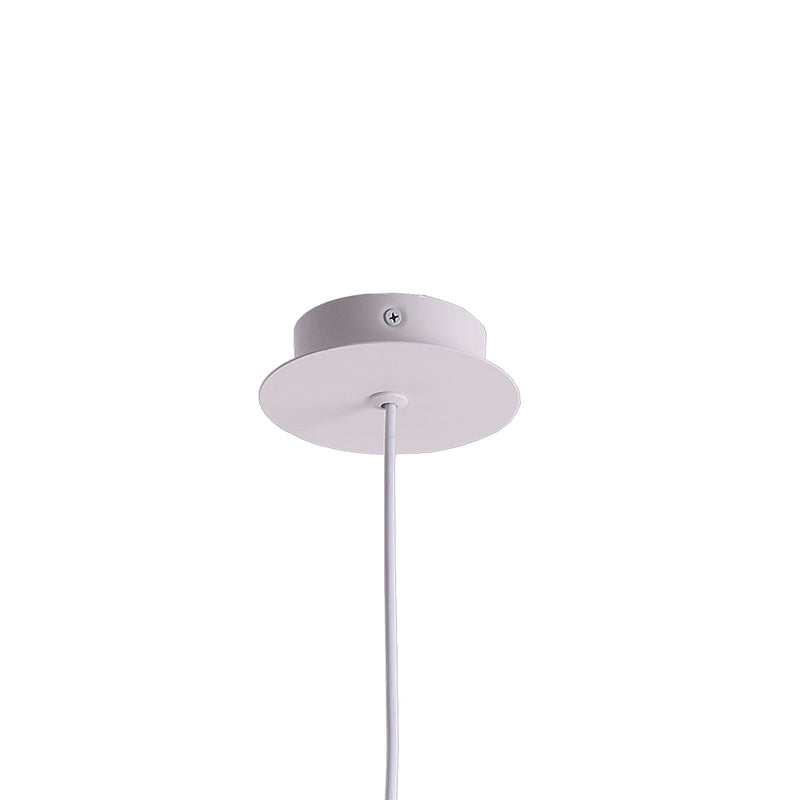 Pendente Pituco Rose Gold e Branco e Branco (d)10cm (a)18.7cm  1xgu10 10w - ML015W - Bella Iluminação