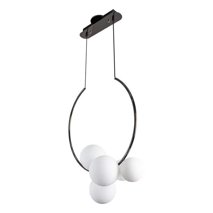 Pendente Nero Globo Vidro p/G9 Bella Iluminação Mm002 St2243