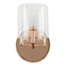 Arandela Maison Abajur Cobre e Transparente para G9 MO0016E Bella ST2456