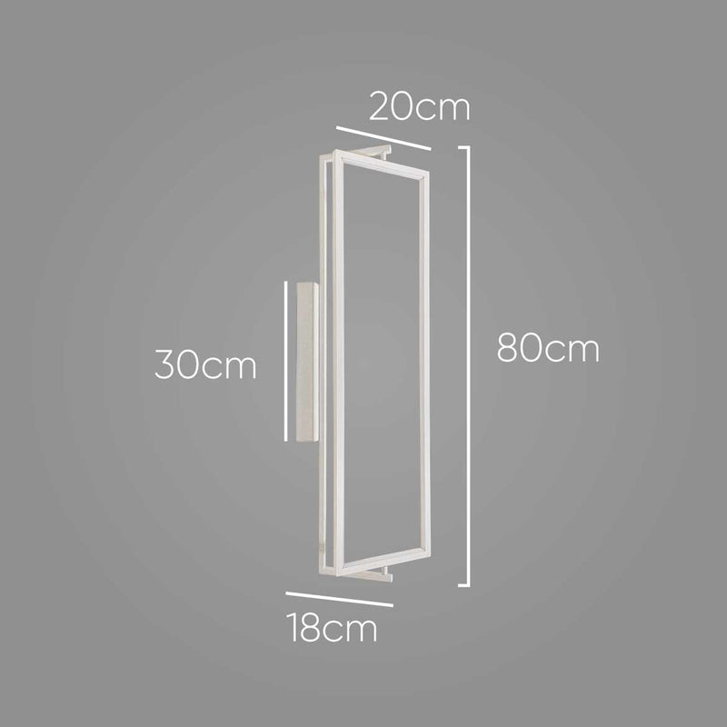 Arandela  Plafon Mila Led Integrado 55w 2700k MW2719-80L St1780