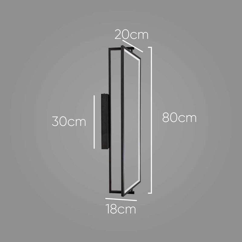 Arandela  Plafon Mila Led Integrado 55w 2700k MB2719-80L St1780