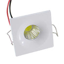Mini Spot Embutir Rente LED 3W Quadrado Branco Quente ST487-Starlumen-Branco Quente - 3000K-Bivolt-