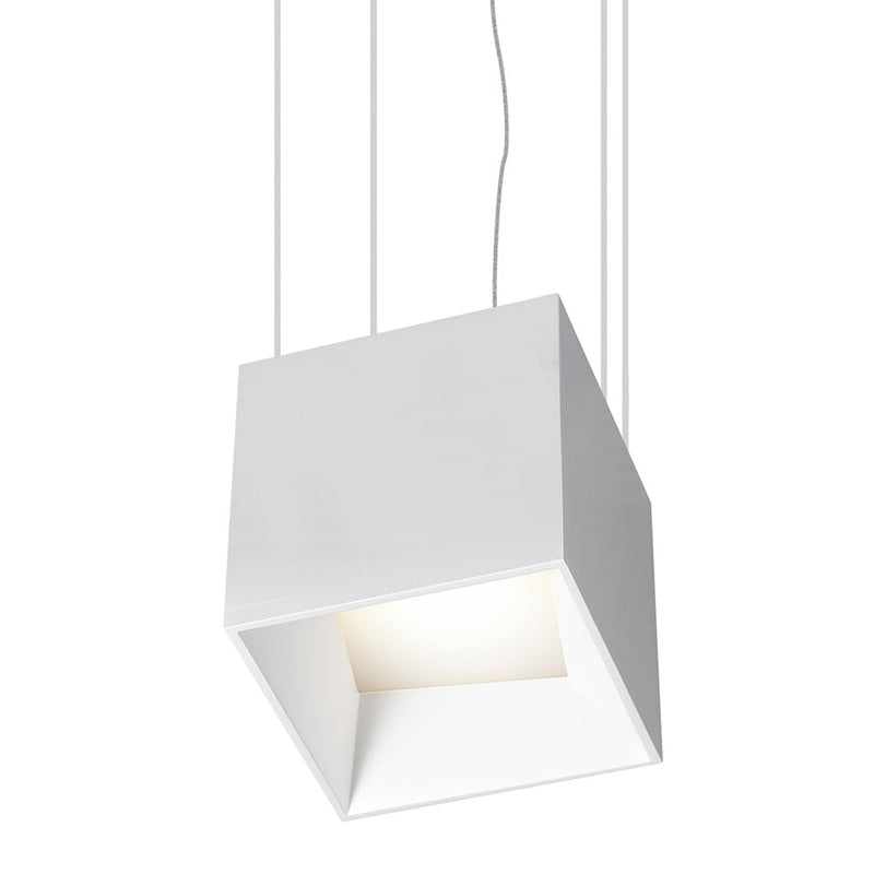 Pendente Arkitek 10.5cm X 10.5cm X 10cm  1 X Led 9w 127v / 220v Branco - NS1060W - Bella Iluminação