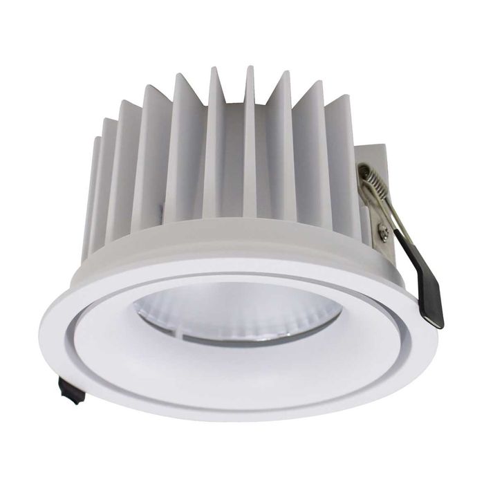 Spot Led 24w Halo Embutir 14cm X 7cm Em Aluminio Bella Iluminação Ns1061 St1327