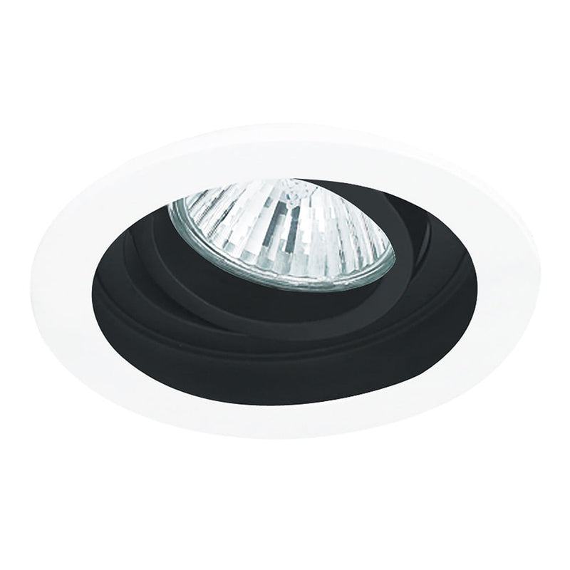 Spot de Embutir Conecta Branco e Preto (d)10cm (a)3cm  1xgu10 Mr16 - NS7000P - Bella Iluminação