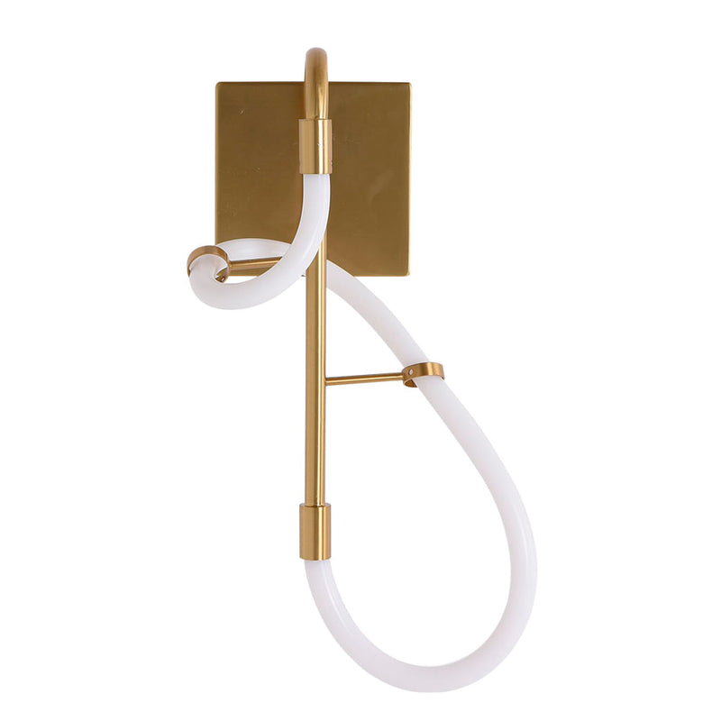Arandela Mantra Dourado (D)15Cm (A)40Cm  1X8W 2700K 600Lm - OC013 - Bella Iluminação
