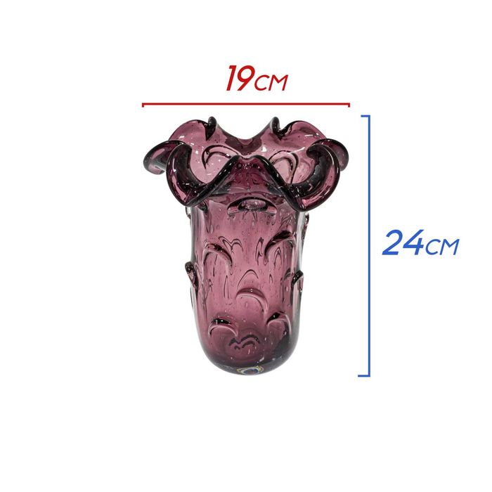 Vaso  Murano 19x24cm OD0021  St1875