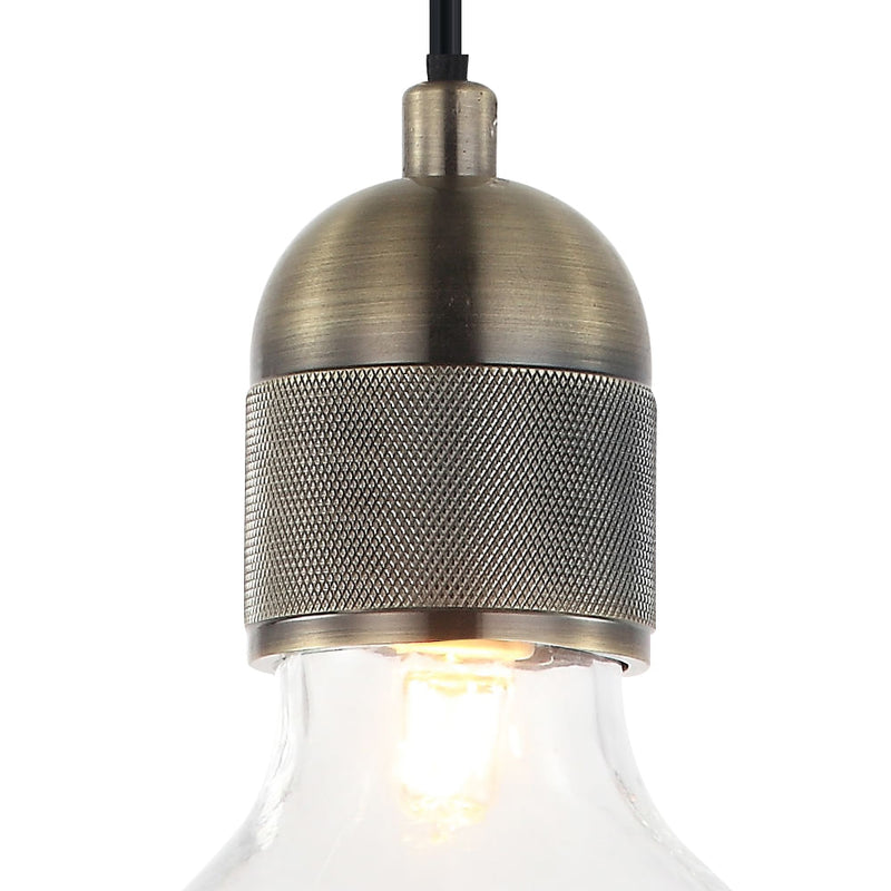 Pendente Petit d 9.3cm X 18.5cm  1xg9 127v / 220v Bronze e Transp - OP053 - Bella Iluminação