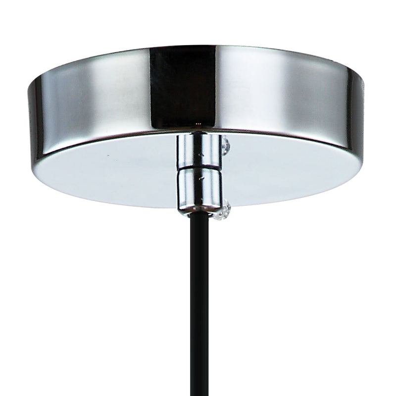 Pendente Bar d 14cm X 22cm  1xg9 127v / 220v Branco e Cromado - OP057C - Bella Iluminação
