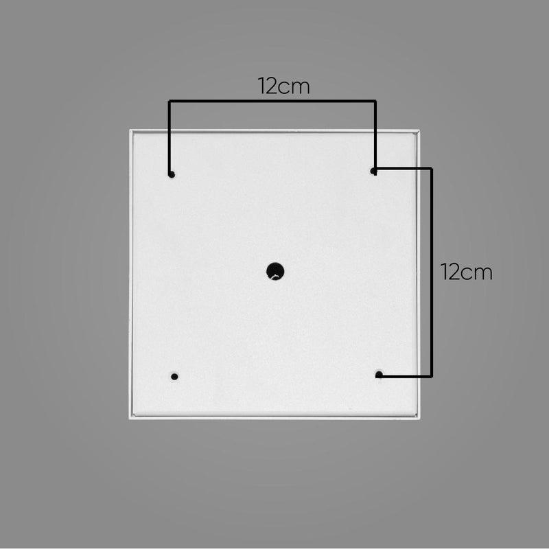 Plafon Spot Sobrepor Quadrado Branco Box para PAR30 Orluce ST2758