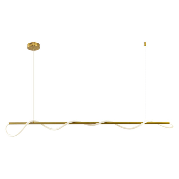 Pendente Scribble Dourado LED 60W 3000k OR1505 Orluce ST2687