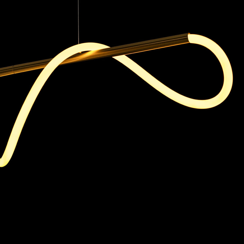 Pendente Scribble Dourado LED 60W 3000k OR1505 Orluce ST2687