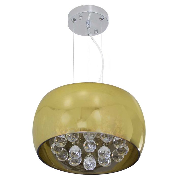 Pendente Cristal Bella Soho Gold 28cm PD005G ST473