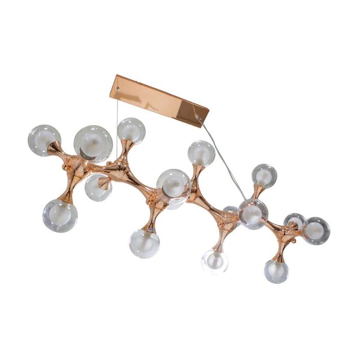 Pendente Lustre Molécula Cobre P/ 16 LED G9 PD1298G Quality ST1298