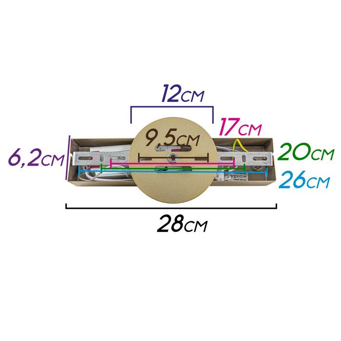 Pendente Lace 1m LED Integrado 36W PD1425PT ST1944