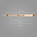 Pendente Orbit Dourado 6 Globos Esferas Champagne PDH1527CHDO Studioluce ST2081