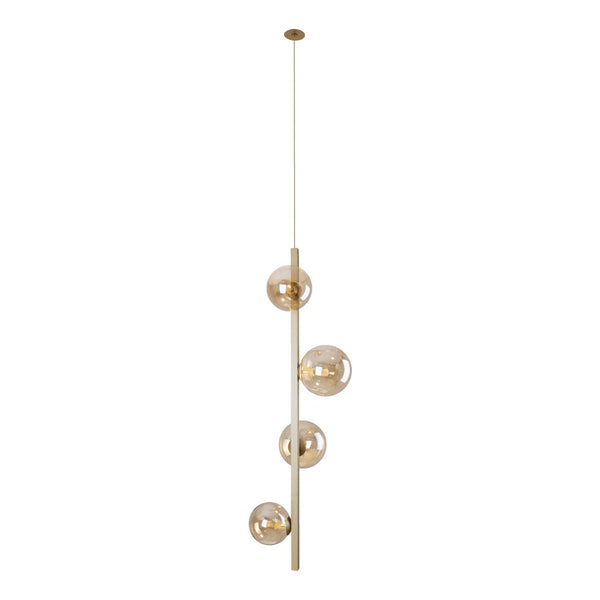 Pendente Orbit Dourado e Champagne 4 Globos Esferas PDH1530CHDO Studioluce ST2663