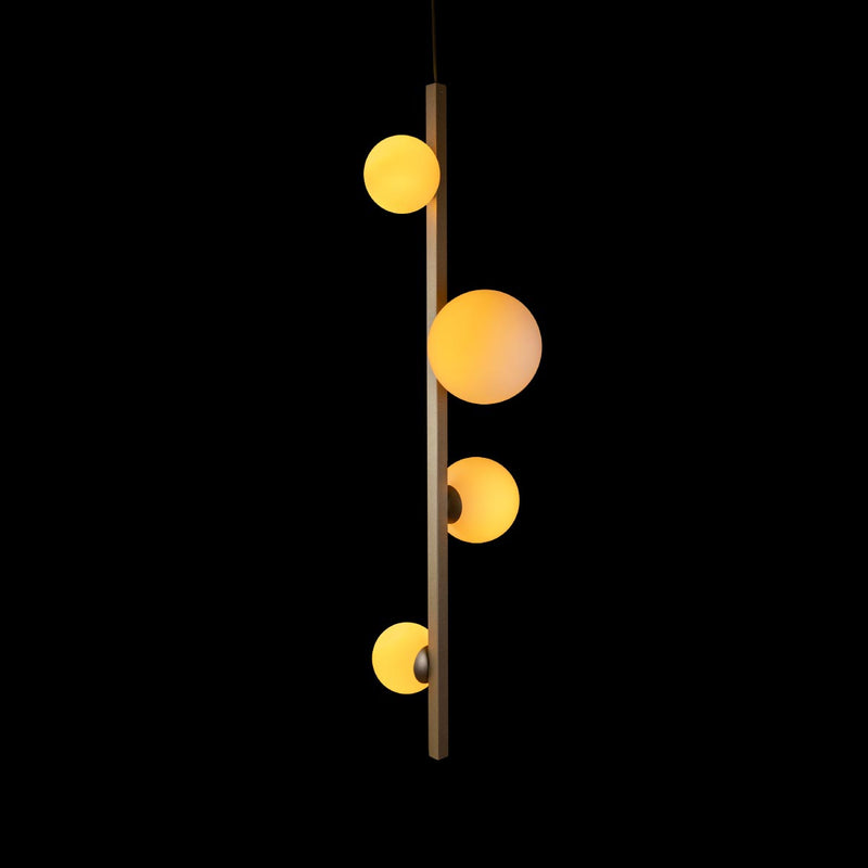 Pendente Orbit Dourado 4 Globos Esferas PDH1530BRDO Studioluce ST2663