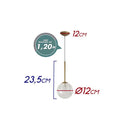 Pendente Orbit 12cm para  1x G9 PDH1534TRDO Studioluce ST2416