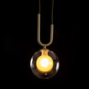 Pendente Orbit Ouro e Transparente Globo Bola P/ G9 PDH1552TRDO Studioluce ST2659