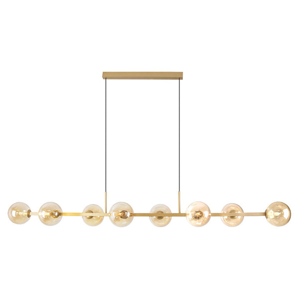 Pendente Orbit Dourado 8 Globos Esferas PDH1576CHDO Studioluce St2665