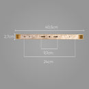 Pendente Orbit Dourado 8 Globos Esferas PDH1576CHDO Studioluce St2665