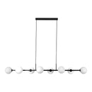 Pendente Orbit Preto 8 Globos Esferas PDH1576PT Studioluce St2665