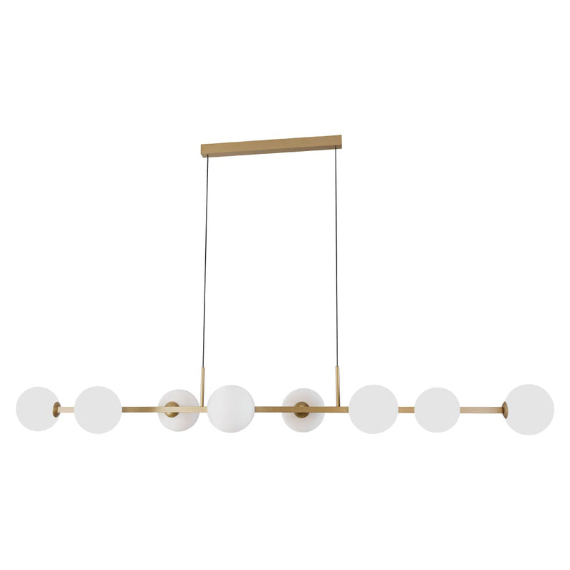 Pendente Orbit Dourado 8 Globos Esferas PDH1576DO Studioluce St2665