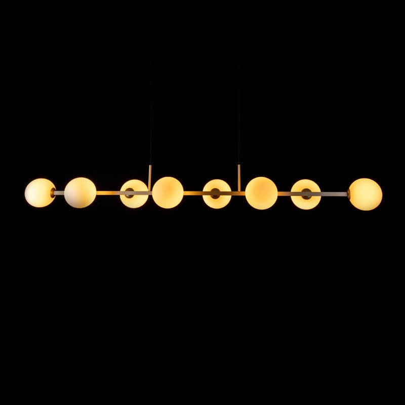 Pendente Orbit Dourado 8 Globos Esferas PDH1576DO Studioluce St2665