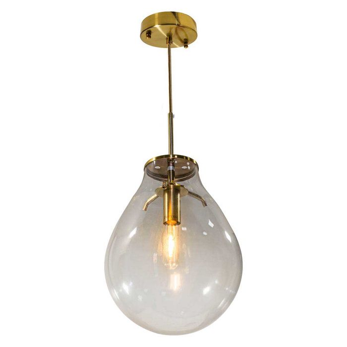 Pendente Amora Dourado Globo de Vidro Transparente Starlux E14 ZR020-S-CL ST1722