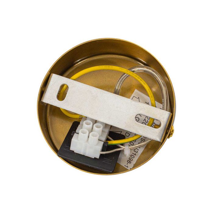 Pendente Apple Dourado e Branco 6 Globo Vidro Leitoso PDL-DU31098-6 ST1784