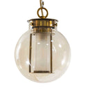 ST1723- PENDENTE BERTHA - ZR001-1 - CONHAQUE - 18xH25CM - 1xE14 **SS-Starlux-Starlumen