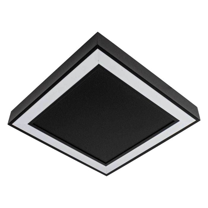 Plafon Fit Edge Preto LED Integrado 25,2W Branco Quente PL0122LED3-PT ST1968