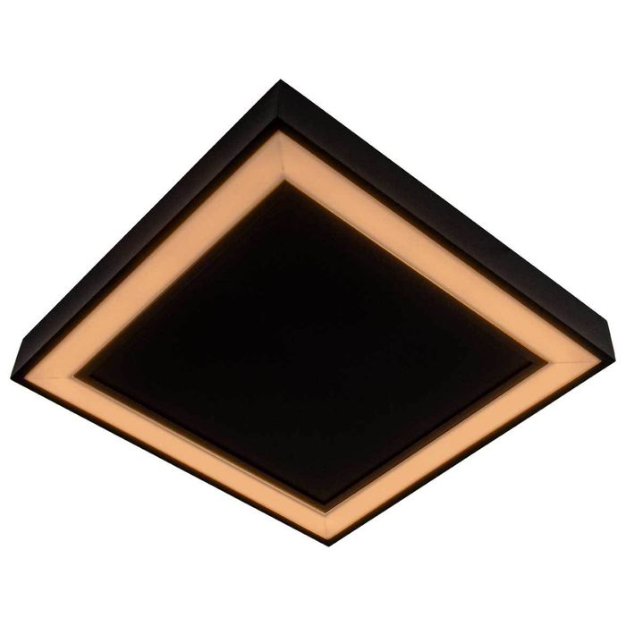 Plafon Fit Edge Preto LED Integrado 25,2W Branco Quente PL0122LED3-PT ST1968