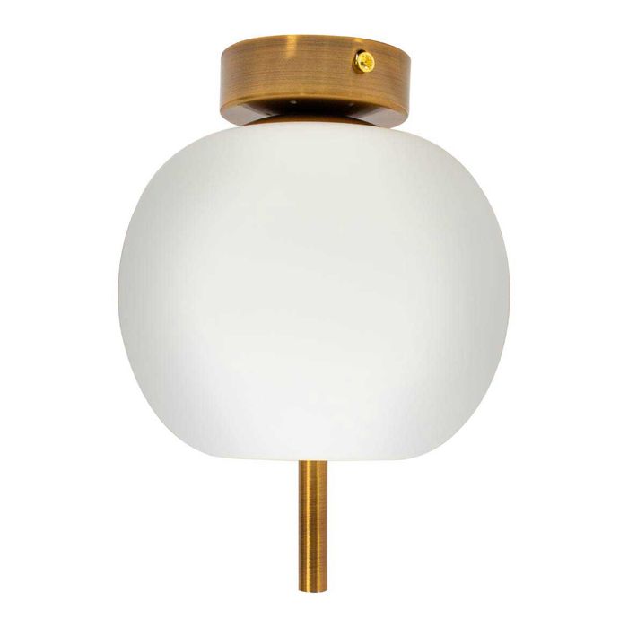 Plafon Apple com Globo em Vidro Leitoso PL-SU31098-1 Starlux ST1707