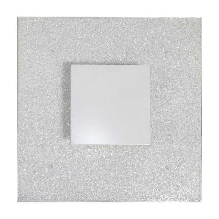 Plafon Kyara Branco Led 22w 40cm Efeito Estrelado Com Cristais HL001-Q-WH St1750